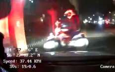 Томская полиция задержала мотоциклиста, едва не совершившего ДТП с пешеходами