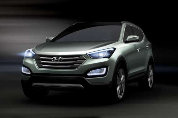 Новый Hyundai Santa Fe обзаведется оптикой со светодиодными элементами