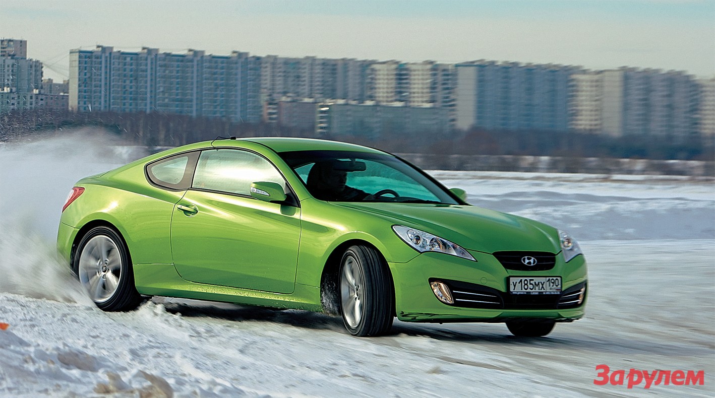 Audi A5, Volvo C70, Hyundai Genesis Coupe: угол атаки