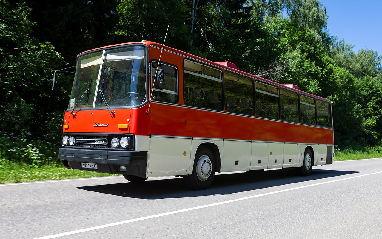 Путешествие в СССР... на автобусе Ikarus 250