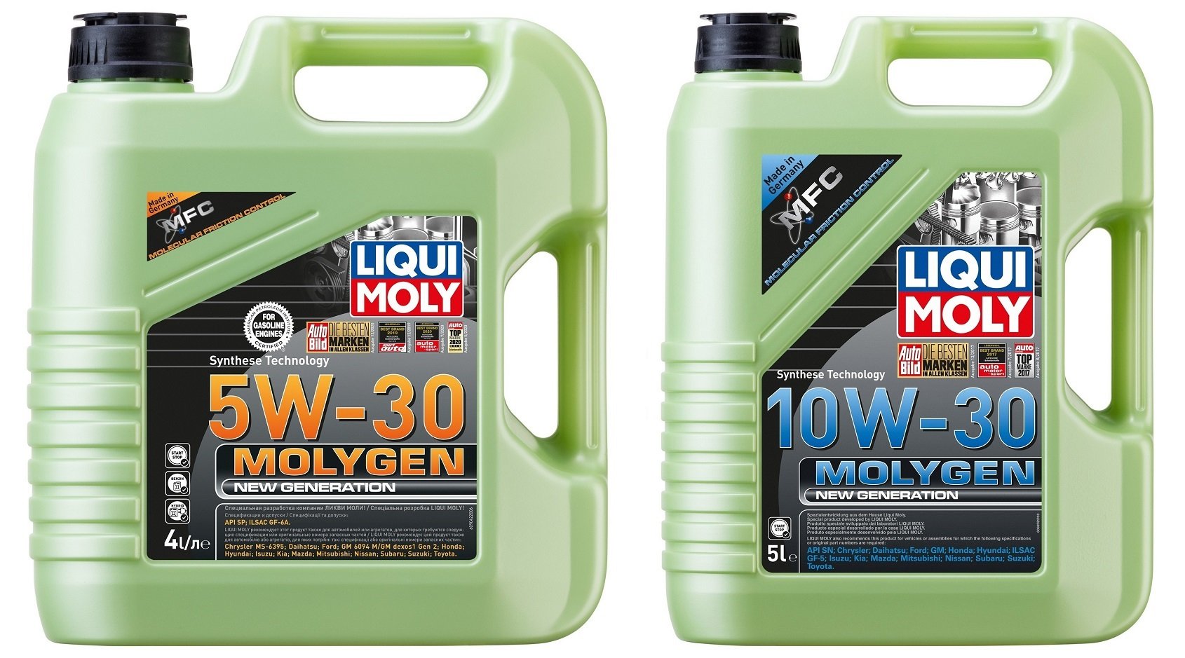 Почему масла LIQUI MOLY MOLYGEN превосходят требования автопроизводителей