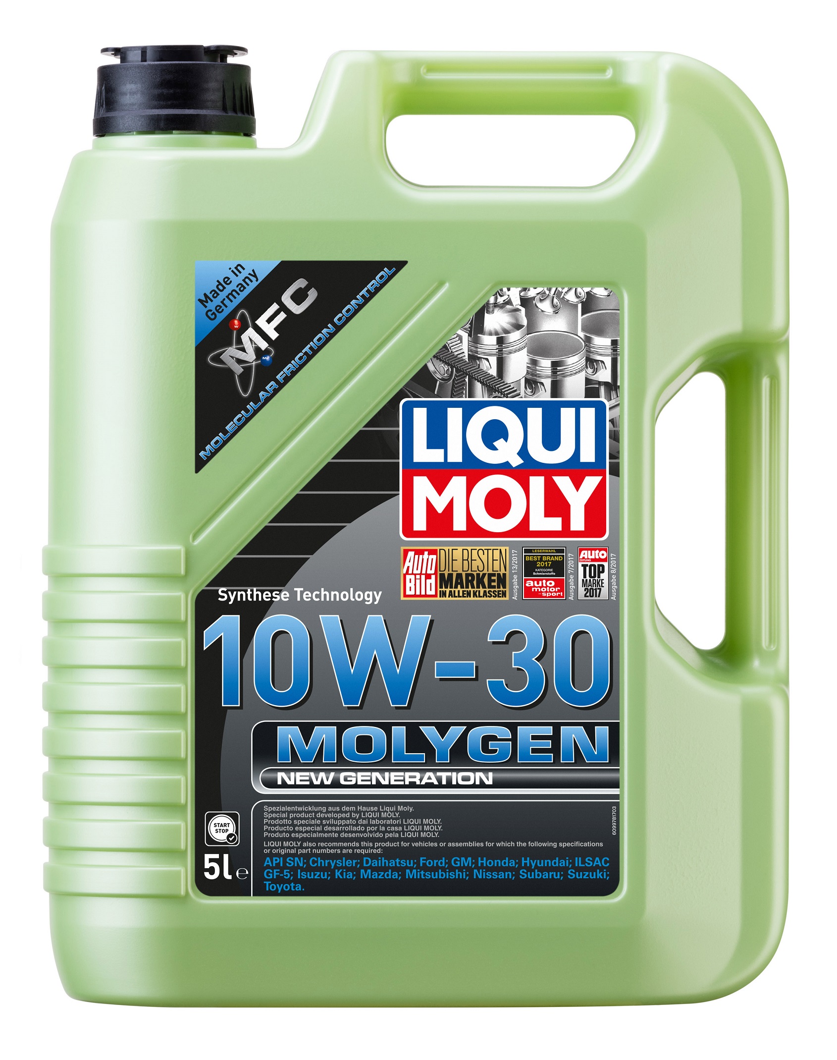 Почему масла LIQUI MOLY MOLYGEN превосходят требования автопроизводителей