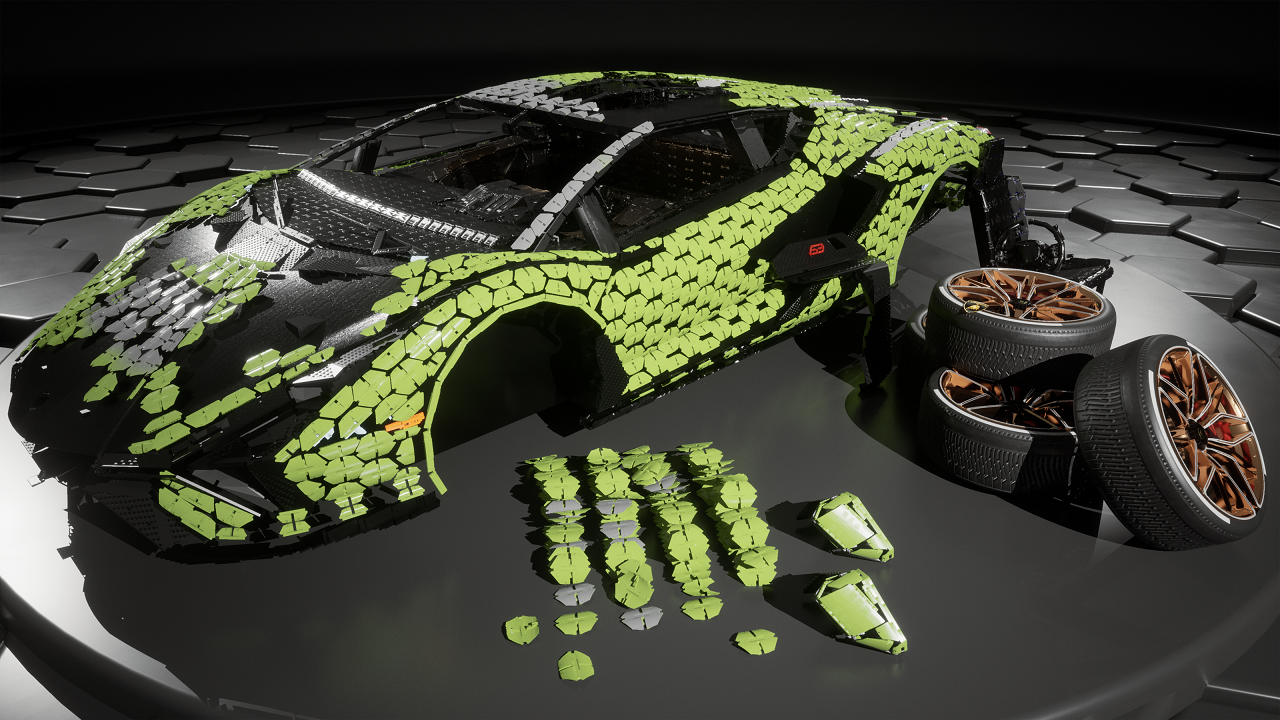 В Lamborghini построили гиперкар из конструктора Lego