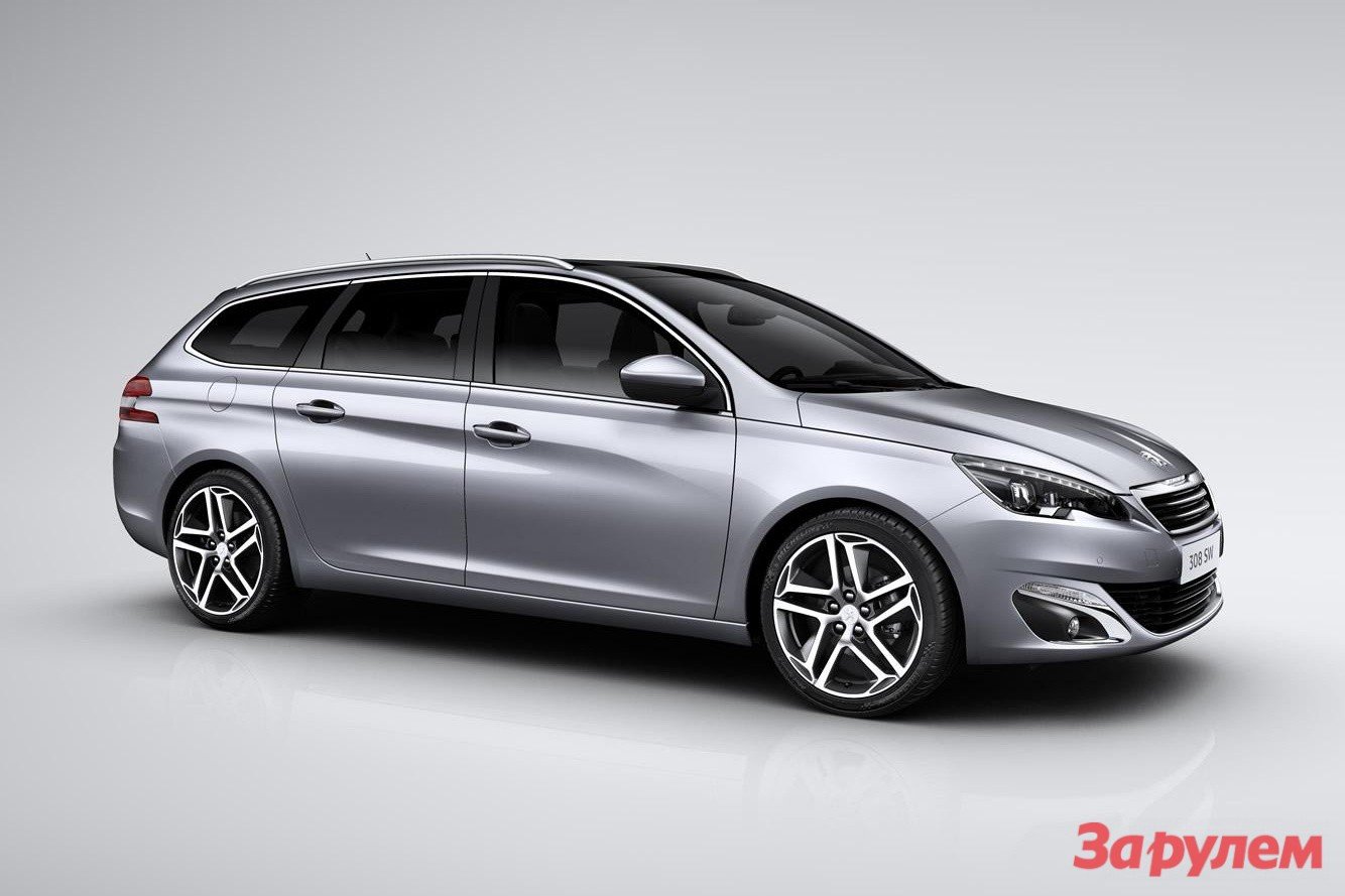 Универсал Peugeot 308 SW догнал по объему багажника Skoda Octavia Combi