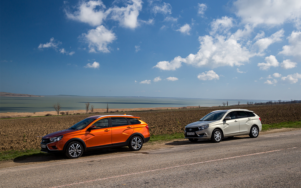 Lada Vesta SW и SW Cross: до Крыма и обратно