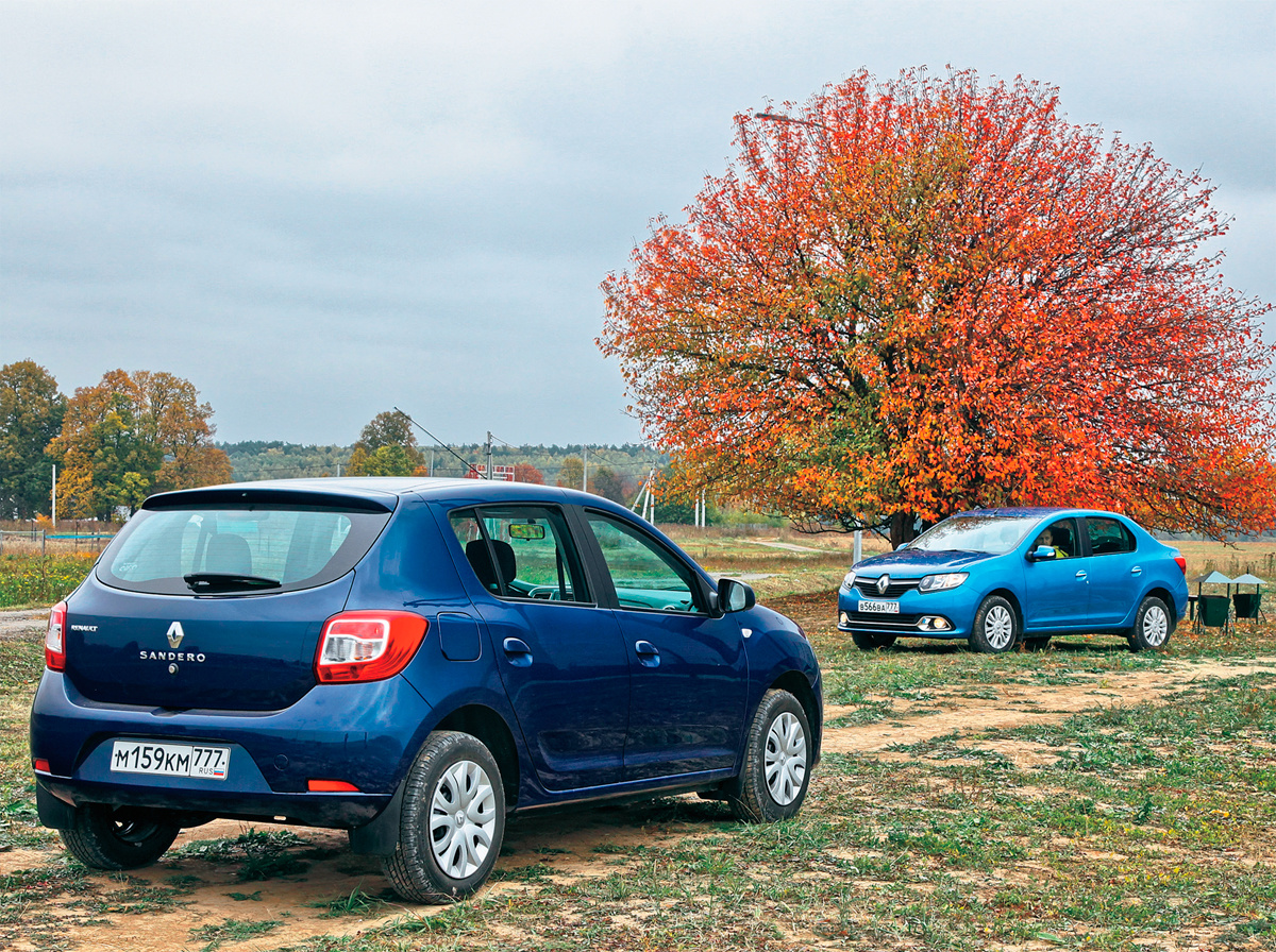 Renault Logan против Renault Sandero: грибные споры