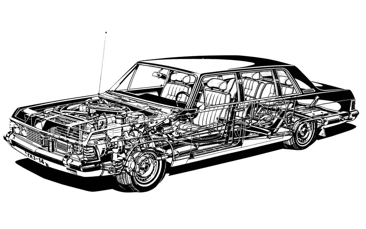 Чайка ГАЗ-14 и ее американские «уши»