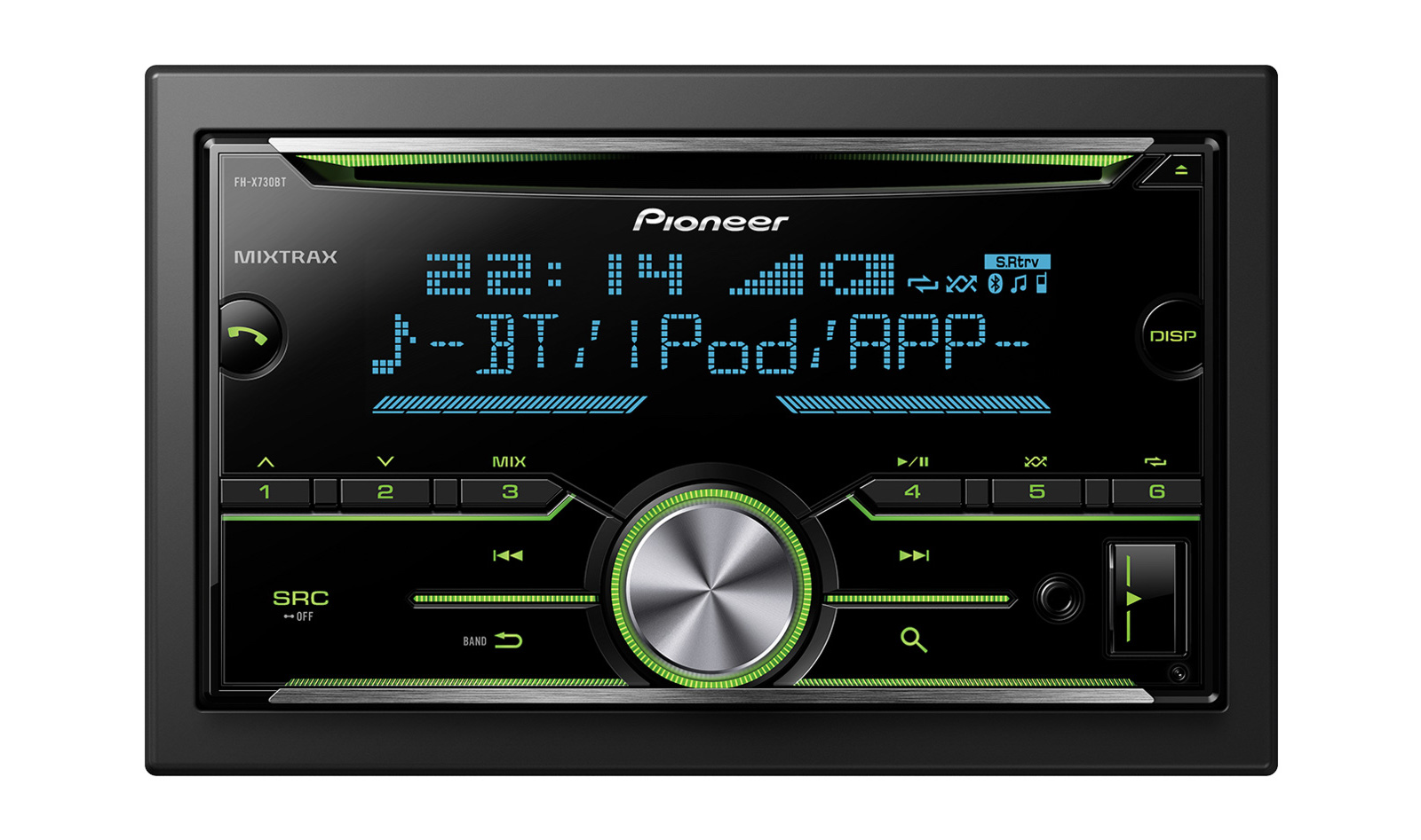 Обзор автомагнитолы Pioneer FH-X730BT: два дина в дорогу