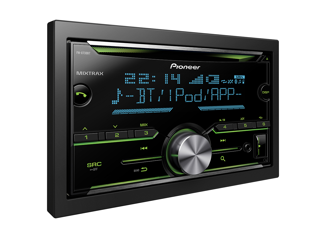 Обзор автомагнитолы Pioneer FH-X730BT: два дина в дорогу